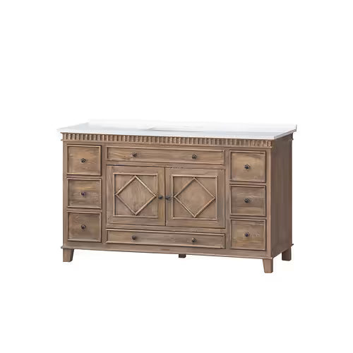 LK3860WT 60" DISTRESSED WOOD