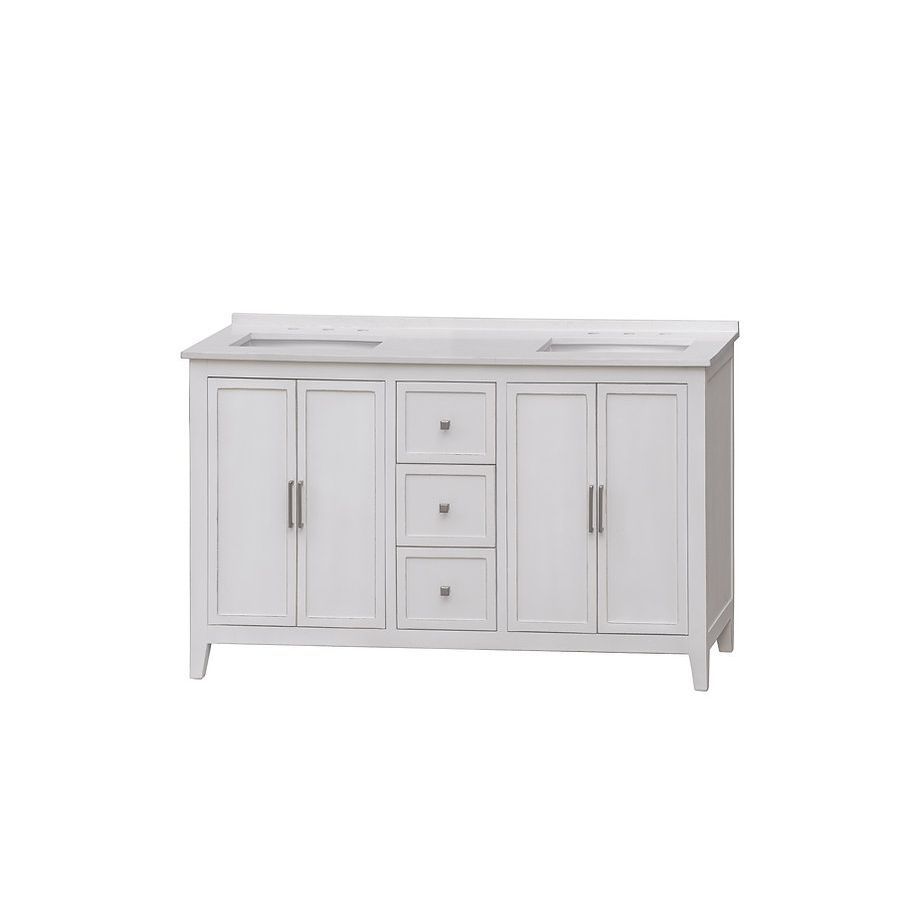 LK5958  ASPEN 58" WHITE DISTRESSED