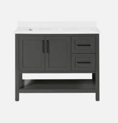 BANKS 42 " VANITY CHARCOAL GREY