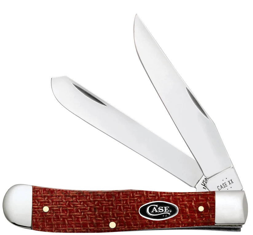 TRAPPER DARK RED BURLAP