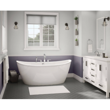 66" FREESTANDING DELSIA 6636 WHITE