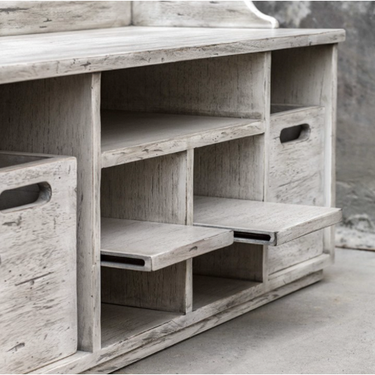 SS25421 ARDUSIN HOBBY BENCH, WHITE