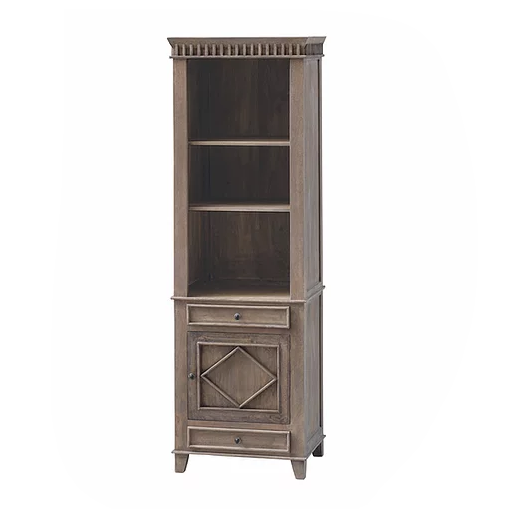 LK38LT Rustic Wood Linen Tower