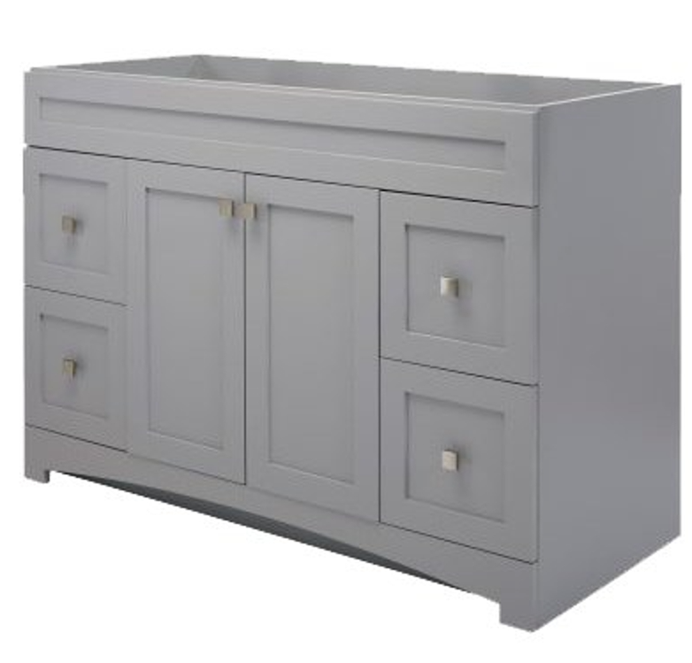 Monterrey Series MXGV4821 Vanity, Cool Gray, 4-Drawer