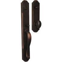 Wiltshire Handleset With Durham Trim Molten Bronze