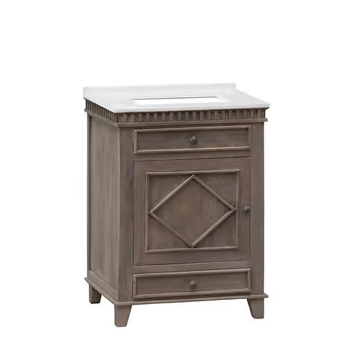 LK3826WT 26" DISTRESSED WOOD
