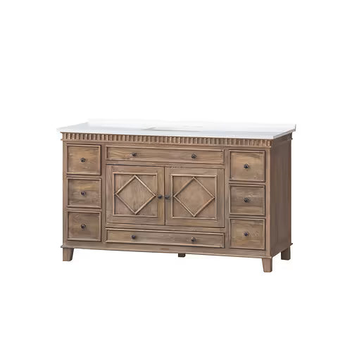 LK3860WT 60" DISTRESSED WOOD