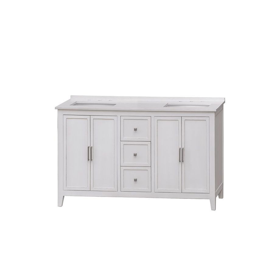 LK5958  ASPEN 58" WHITE DISTRESSED
