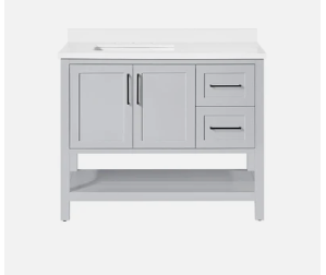 BANKS 42 " VANITY DOVE GREY