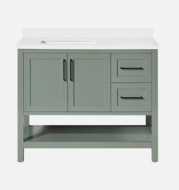 BANKS 42 " VANITY SAGE GREEN