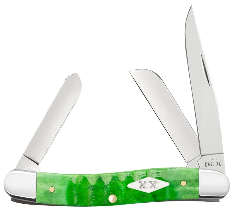 MEDIUM STOCKMAN BRIGHT GREEN BONE