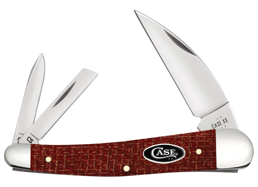 SEAHORSE WHITTLER DARK RED BURLAP