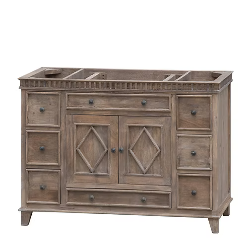 LK3848NT 48" DISTRESSED WOOD NO TOP