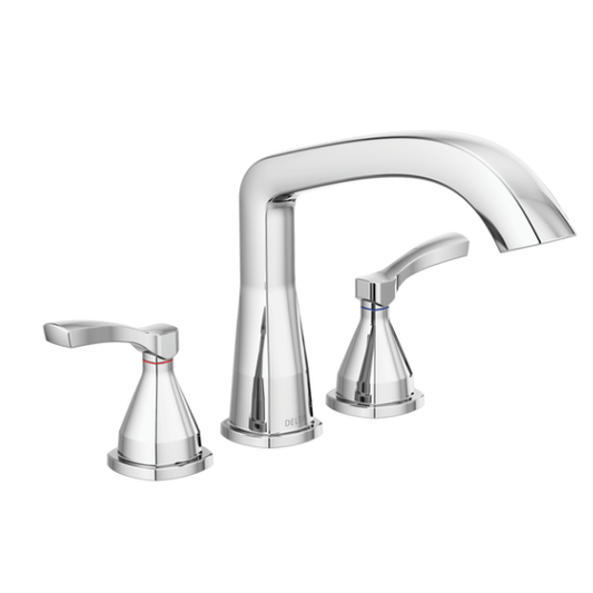 STRYKE CHROME ROMAN TUB TR76PR LUMICOAT