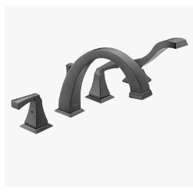 DRYDEN VENETIAN BRONZE ROMAN TUB WITH HANDHELD TRH51RB