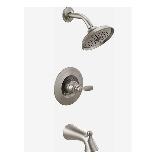 WOODHURST SATIN NICKEL TUB AND SHOWER TTS32SS