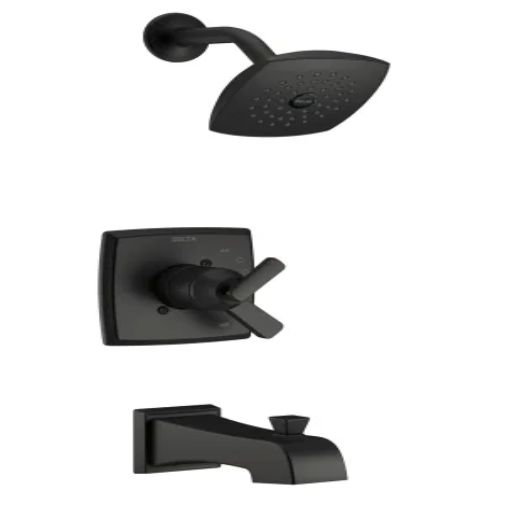 ASHLYN BLACK TUB AND SHOWER TRIM 17 SERIES TTS1764BL 299