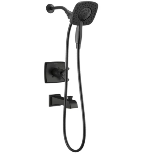 ASHLYN BLACK TUB AND SHOWER TRIM 17 SERIES TTS1764BLI 379