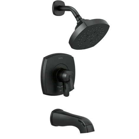 STRYKE TUB AND SHOWER BLACK 17 SERIES TTS1776BL