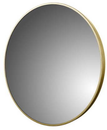 32″ Round Wall Mirror in Brushed Gold- SSAM3232BG