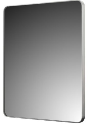 SSAM3036RBN    30″ x 36″ Rounded Rectangle Wall Mirror in Brushed Nickel