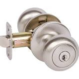 CALLAN SAXON ENTRY KNOB SATIN NICKEL